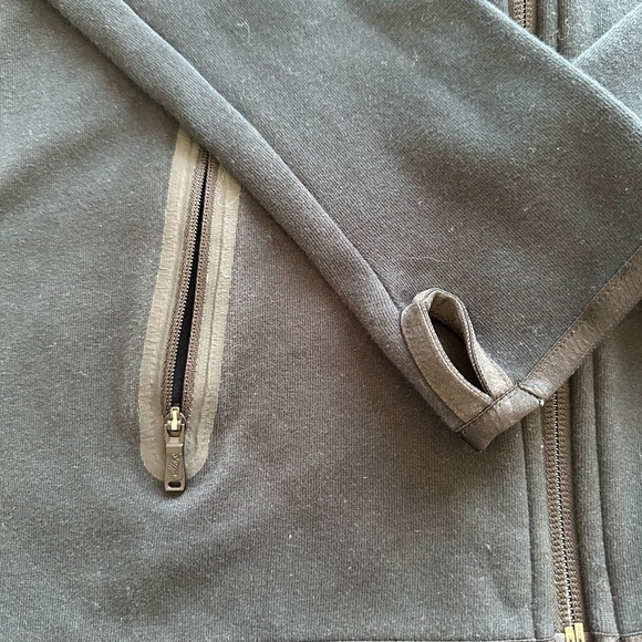 Nike Zip Up Hooded Sweatshirt Black Women's Small - Picture 5 of 5